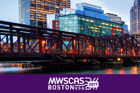 MWSCAS logo and photo of Boston skyline