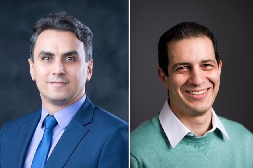 headshots of Farshid Vahedifard and Babak Moaveni