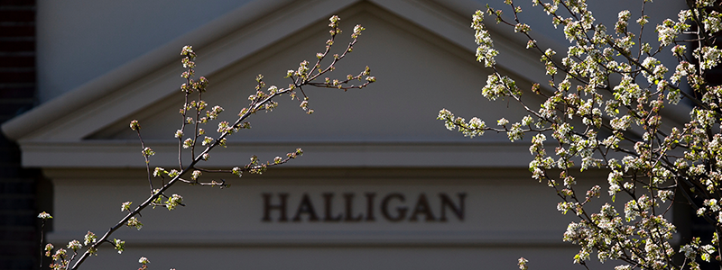 Halligan Hall entrance
