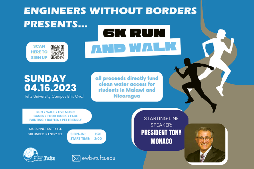 Engineers Without Borders 6k run and walk, April 16, 2023