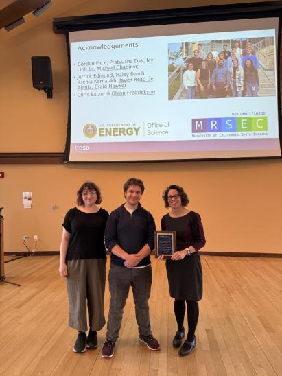 From left to right: Lucy Minicozzi-Wheeland, Martin Susman's grandson Thomas Schaffner, and Rachel Segalman
