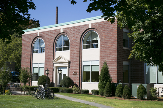 Exterior of Halligan Hall