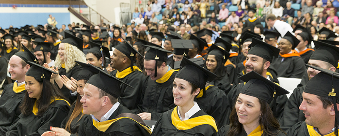 Graduate students applaud during 2018 Engineering Graduate Programs Commencement Ceremony.