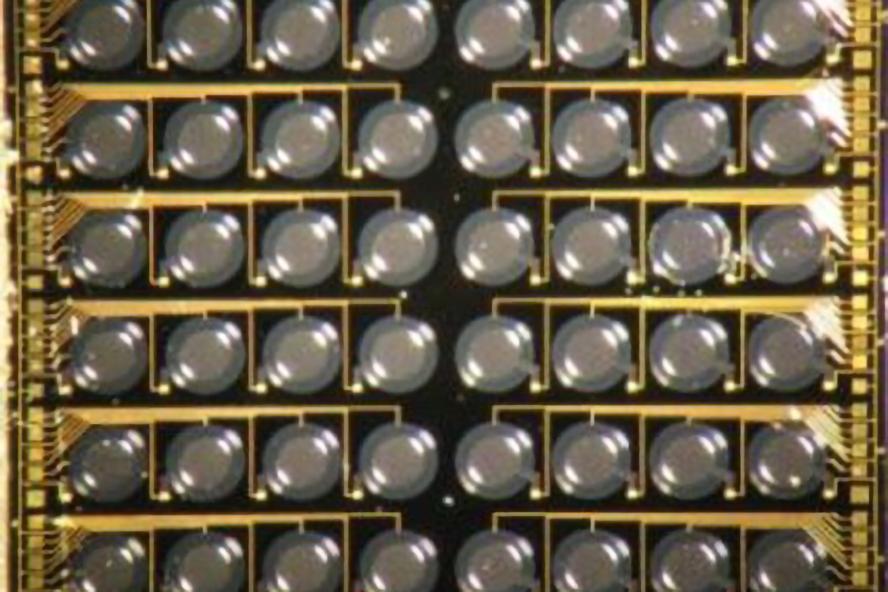 64 element M-E-M-S microphone array-on-a-chip