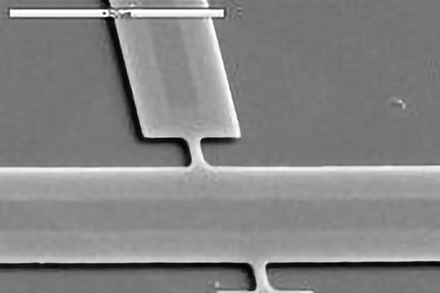 S-E-M image of surface-micromachined polysilicon structures