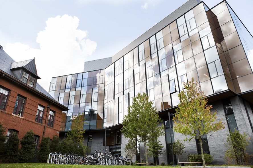 Exterior of the Science and Engineering Complex at Tufts.