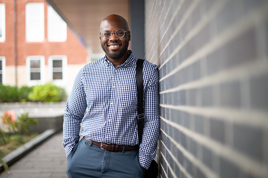 Assistant Professor Trevion Henderson. 