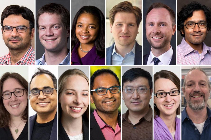 Headshots of faculty promotions