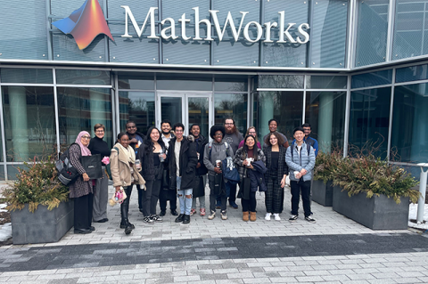 BEST scholars on an industry visit to MathWorks.