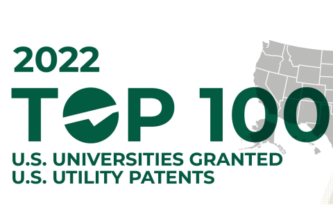 Top 100 U.S. Universities Granted U.S. Utility Patents 2022