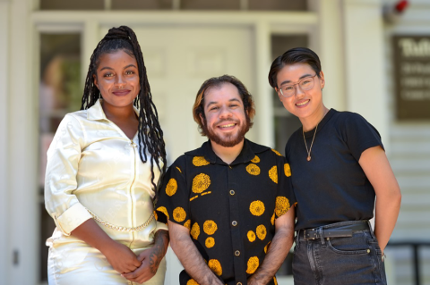 From left to right: Simone Nicholson, Mafalda Gueta, and Kasandra Yee.