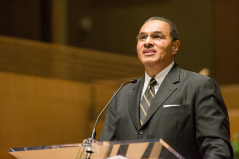 Freeman A. Hrabowski speaking at an event