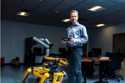 Matthias Scheutz, director of the TIAI’s Human-AI Interaction Center and the Karol Family Applied Technology Professor at the School of Engineering