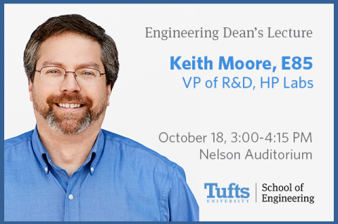 Engineering Dean's Lecture Series presents Keith Moore, VP of R&D for HP Labs, on October 18