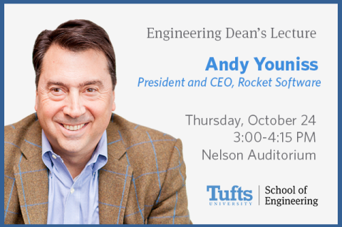 Dean's Lecture with Andy Youniss of Rocket Software on October 24