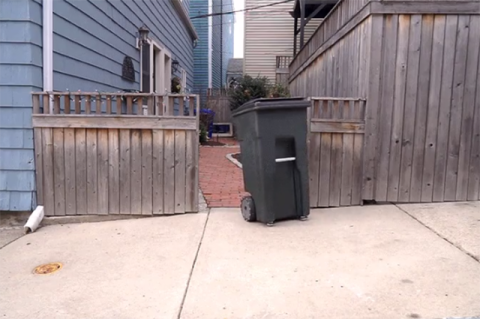 SmartCan, the self-driving trash can
