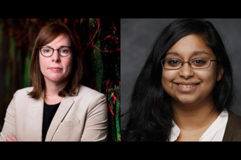 Assistant Professor Aseema Mohanty and Kenneth and JoAnn G Wellner Professor Jamie Maguire 