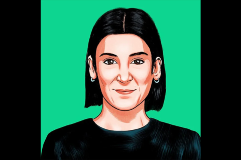Gülin Ölçer, who earned a master's in innovation and management at the School of Engineering's Gordon Institute, is advancing the principles of a circular economy in Dubai. Illustration: Joel Kimmel