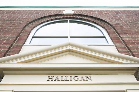 Exterior of Halligan Hall